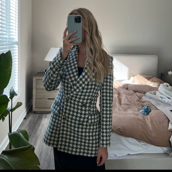 Like New! ZARA multi color lux blazer size small - Picture 11 of 11